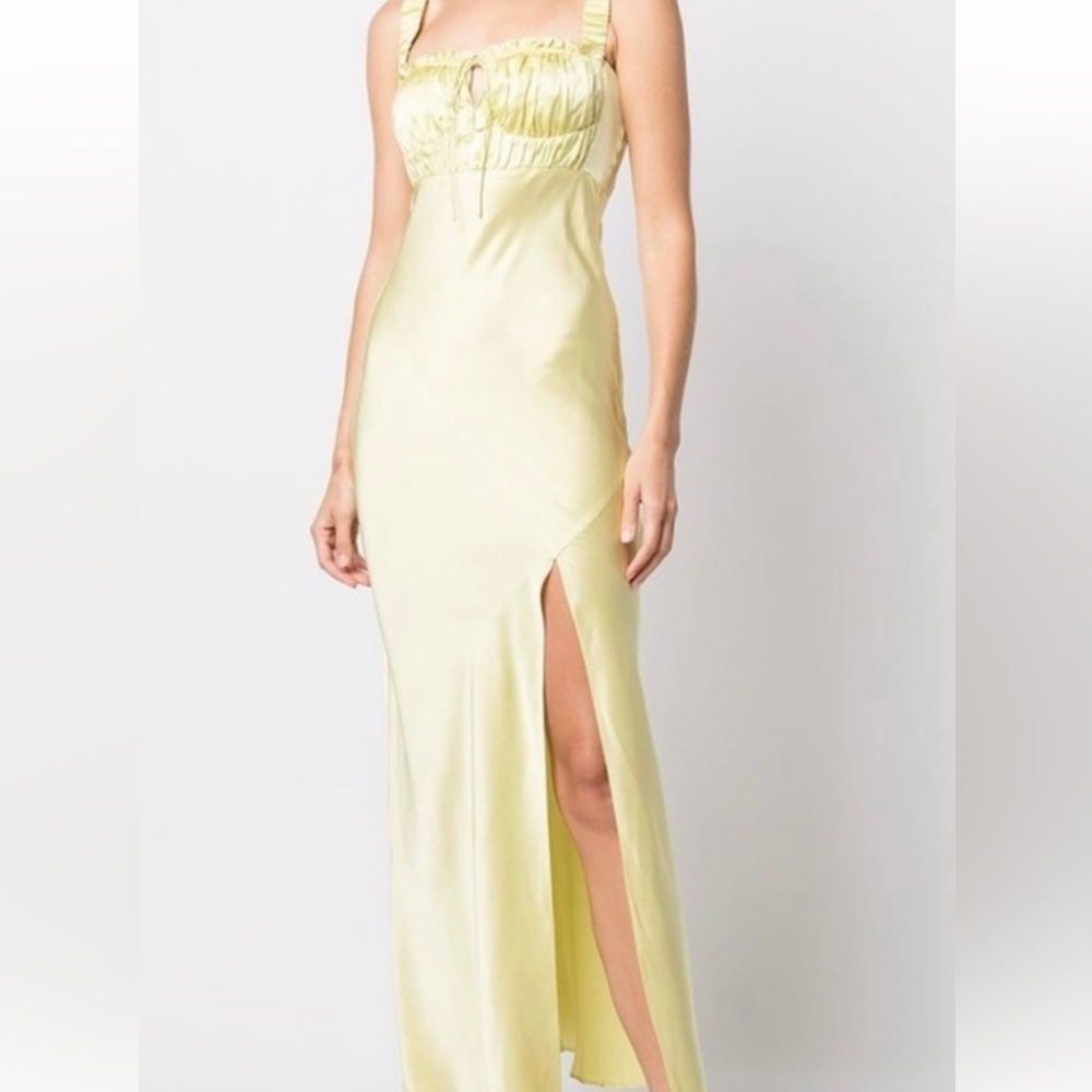 NICHOLAS Light Yellow Maxi Dress